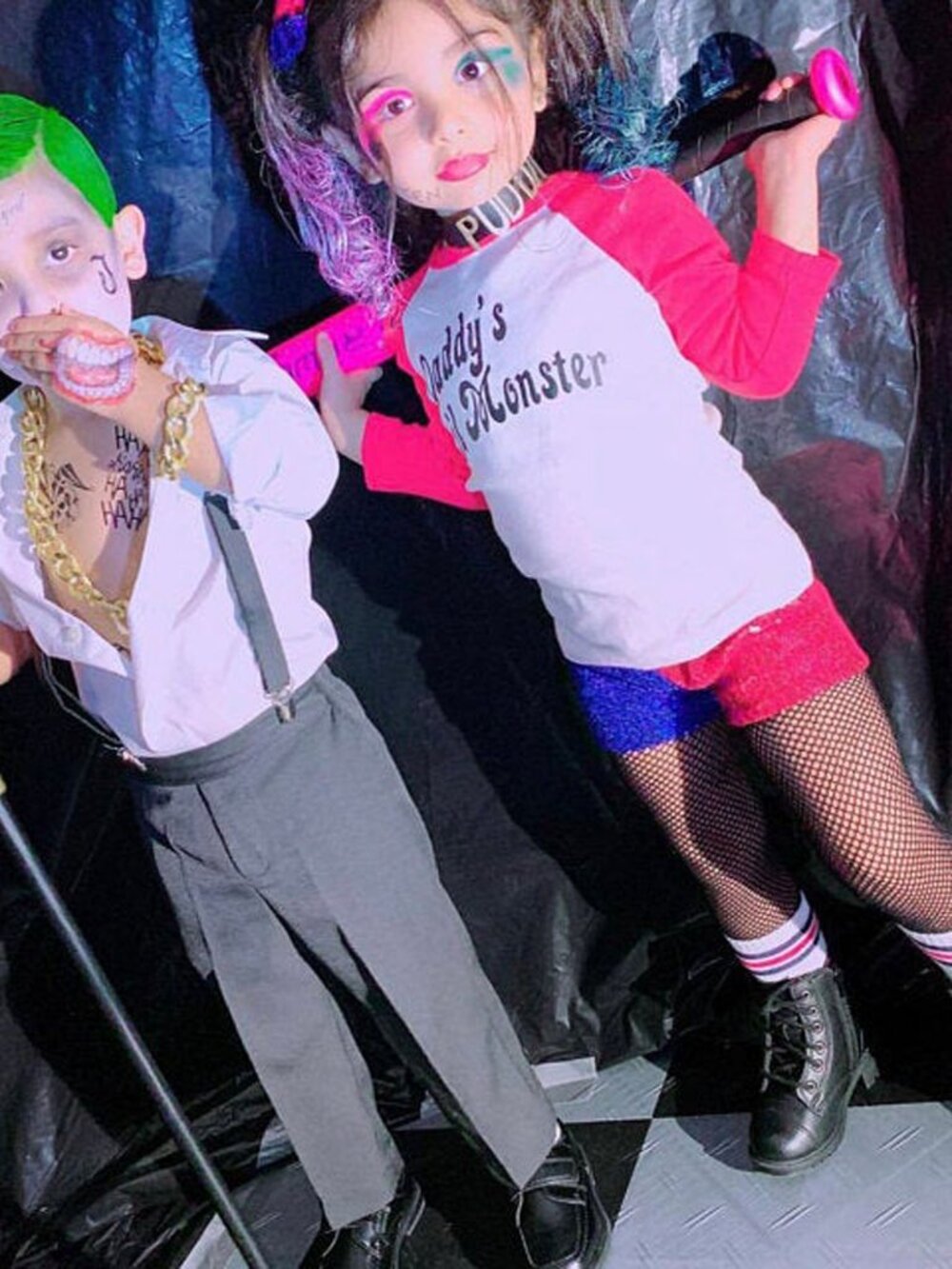 Harley Quinn Halloween Costume For Toddler Girls Outfit - Picture 5 of 7